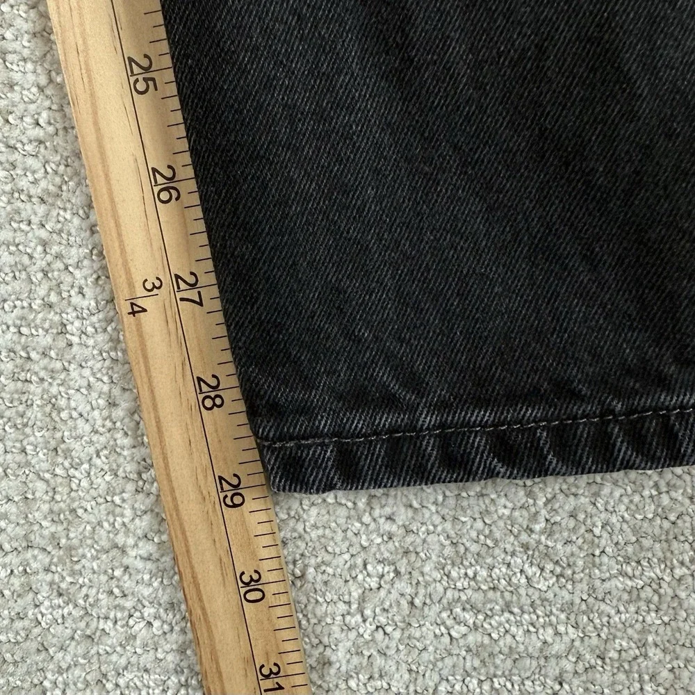 Vintage Levi's 550 Mens 40x30 (Actual 38x29) Black Relaxed Fit Tapered Leg Jeans
